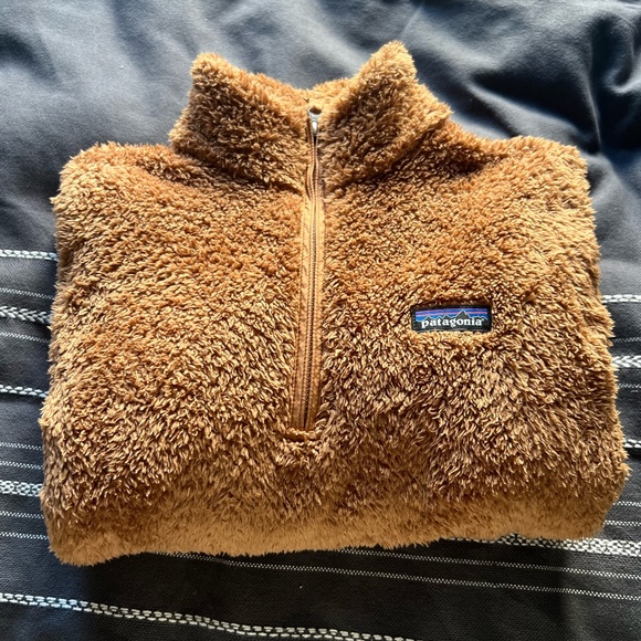 Patagonia Los Gatos 1/4-Zip Fleece Jacket in Beech Brown (Size Medium) - Picture 2 of 4
